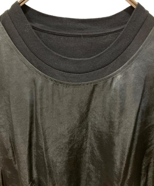 MM6 Maison Margiela（エムエムシックスメゾンマルジェラ）MM6 Maison Margiela (エムエムシックスメゾンマルジェラ) レーヤードワンピース ブラック サイズ:Sの古着・服飾アイテム