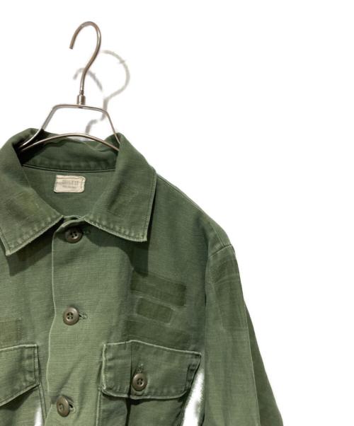 US ARMY（ユーエスアーミー）US ARMY (ユーエスアーミー) ユーティリティーシャツ グリーン サイズ:15　1/2の古着・服飾アイテム