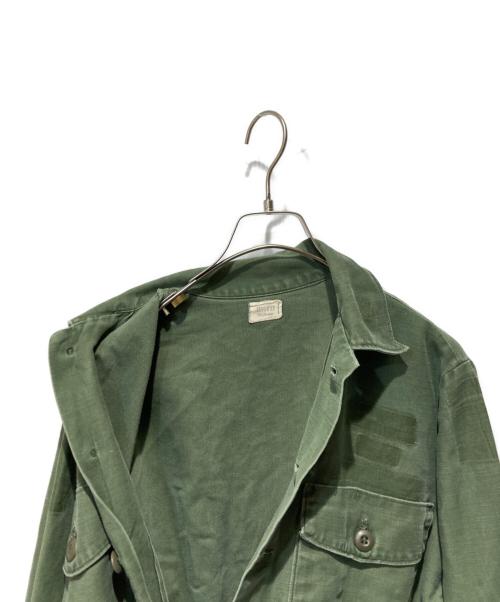 US ARMY（ユーエスアーミー）US ARMY (ユーエスアーミー) ユーティリティーシャツ グリーン サイズ:15　1/2の古着・服飾アイテム