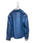 CULLNI (クルニ) Fake Leather  Riders Jacket スカイブルー サイズ:1：21000円