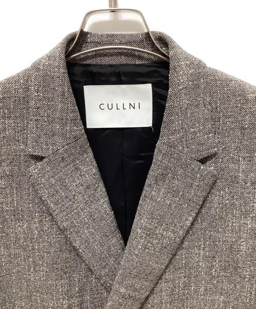 CULLNI（クルニ）CULLNI (クルニ) Slub Tweed Tailored Tie Locken Jacket グレー サイズ:1の古着・服飾アイテム