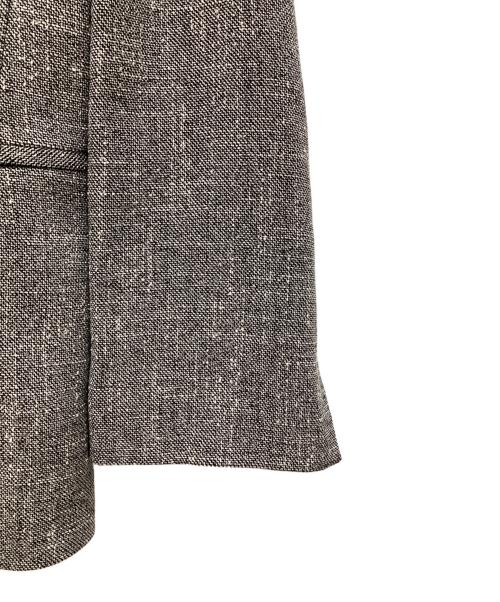 CULLNI（クルニ）CULLNI (クルニ) Slub Tweed Tailored Tie Locken Jacket グレー サイズ:1の古着・服飾アイテム