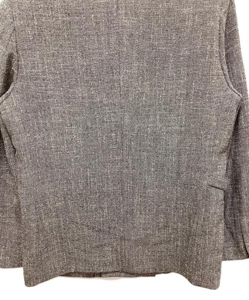 CULLNI（クルニ）CULLNI (クルニ) Slub Tweed Tailored Tie Locken Jacket グレー サイズ:1の古着・服飾アイテム