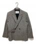 CULLNI（クルニ）の古着「Slub Tweed Tailored Tie Locken Jacket」｜グレー