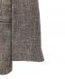 中古・古着 CULLNI (クルニ) Slub Tweed Tailored Tie Locken Jacket グレー サイズ:1：18000円