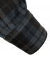 中古・古着 CULLNI (クルニ) Wool Check Cross Weave Asymmetrical Cropped Chin Tab Shirt ブラック×グリーン サイズ:2：15000円