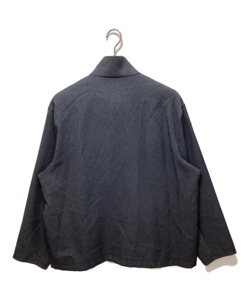 CULLNI（クルニ）CULLNI (クルニ) Faux Denim Layered Stand Collar Pullover ネイビー サイズ:1の古着・服飾アイテム