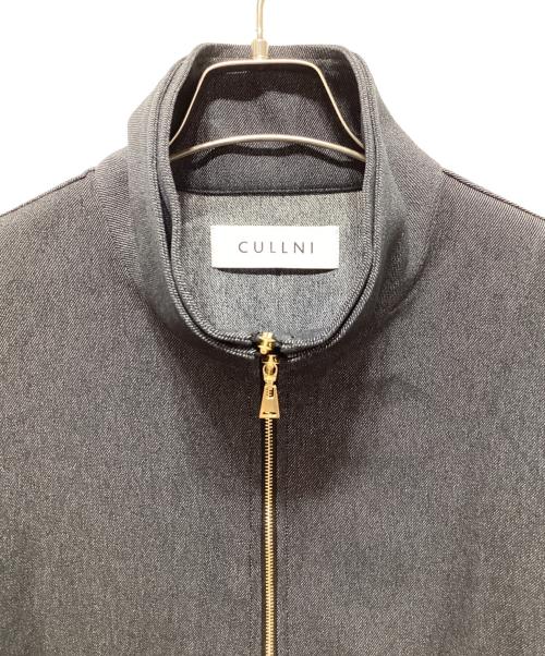 CULLNI（クルニ）CULLNI (クルニ) Faux Denim Layered Stand Collar Pullover ネイビー サイズ:1の古着・服飾アイテム