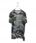 ARMANI EXCHANGEアルマーニ エクスチェンジ）の古着「プリントTシャツ」｜ブラック