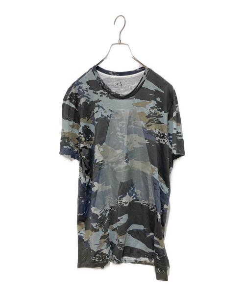 ARMANI EXCHANGE（アルマーニ エクスチェンジ）ARMANI EXCHANGE (アルマーニ エクスチェンジ) プリントTシャツ ブラック サイズ:Mの古着・服飾アイテム