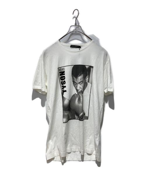 DOLCE & GABBANA（ドルチェ＆ガッバーナ）DOLCE & GABBANA (ドルチェ＆ガッバーナ) プリントTシャツ ホワイト サイズ:50の古着・服飾アイテム