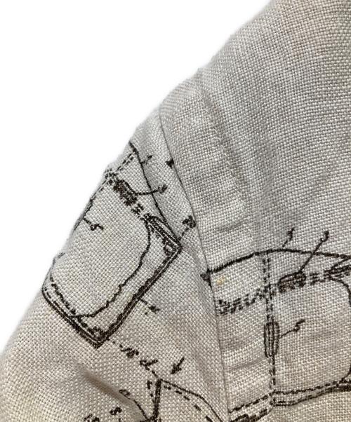 RRL（ダブルアールエル）RRL (ダブルアールエル) Aeroplane Print Shirt ベージュ サイズ:Sの古着・服飾アイテム