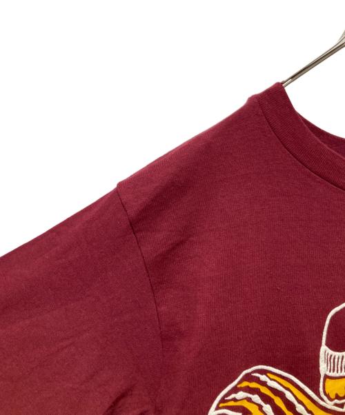 Champion（チャンピオン）Champion (チャンピオン) プリントTシャツ ボルドー サイズ:Ｌの古着・服飾アイテム
