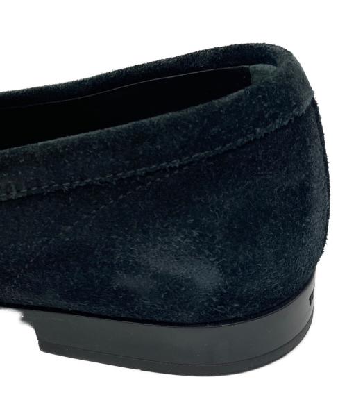 TOD'S（トッズ）TOD'S (トッズ) スウェードペニーローファー ブラック サイズ:26.5の古着・服飾アイテム