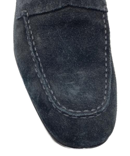 TOD'S（トッズ）TOD'S (トッズ) スウェードペニーローファー ブラック サイズ:26.5の古着・服飾アイテム