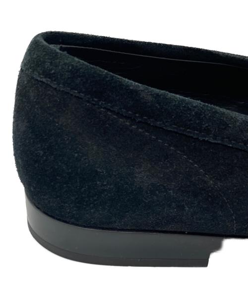 TOD'S（トッズ）TOD'S (トッズ) スウェードペニーローファー ブラック サイズ:26.5の古着・服飾アイテム