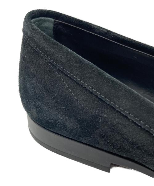 TOD'S（トッズ）TOD'S (トッズ) スウェードペニーローファー ブラック サイズ:26.5の古着・服飾アイテム