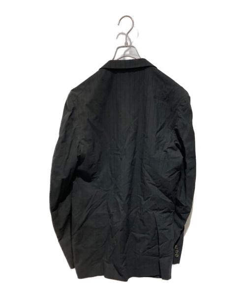 COMME des GARCONS HOMME PLUS（コムデギャルソンオムプリュス）COMME des GARCONS HOMME PLUS (コムデギャルソンオムプリュス) シルク混テーラードジャケット ブラック サイズ:Sの古着・服飾アイテム