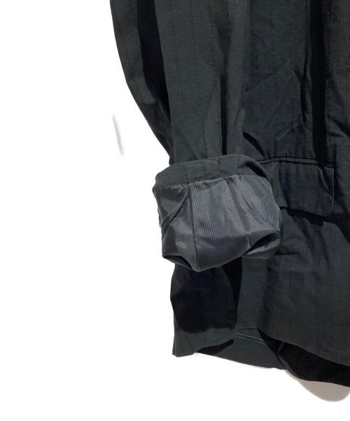 COMME des GARCONS HOMME PLUS（コムデギャルソンオムプリュス）COMME des GARCONS HOMME PLUS (コムデギャルソンオムプリュス) シルク混テーラードジャケット ブラック サイズ:Sの古着・服飾アイテム