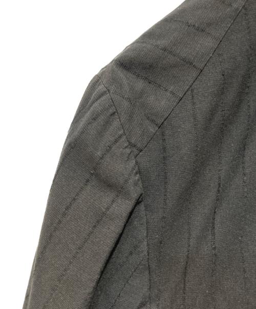 COMME des GARCONS HOMME PLUS（コムデギャルソンオムプリュス）COMME des GARCONS HOMME PLUS (コムデギャルソンオムプリュス) シルク混テーラードジャケット ブラック サイズ:Sの古着・服飾アイテム