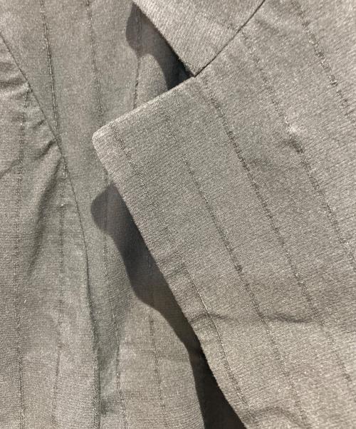 COMME des GARCONS HOMME PLUS（コムデギャルソンオムプリュス）COMME des GARCONS HOMME PLUS (コムデギャルソンオムプリュス) シルク混テーラードジャケット ブラック サイズ:Sの古着・服飾アイテム