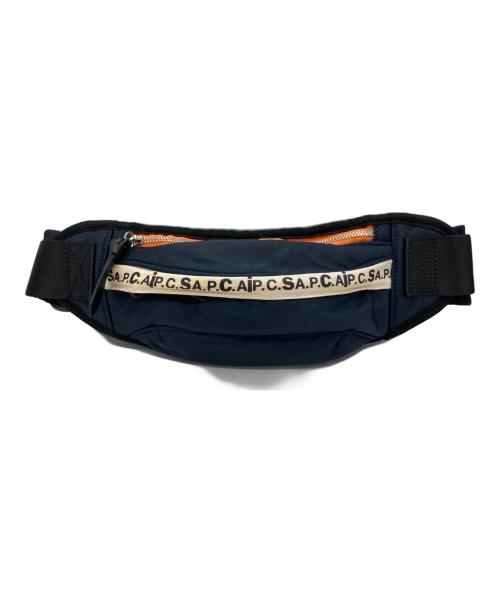 A.P.C.（アーペーセー）A.P.C. (アーペーセー) sacai (サカイ) ボディバッグ ネイビーの古着・服飾アイテム