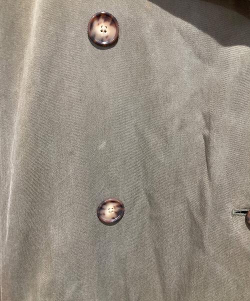POLO RALPH LAUREN（ポロ・ラルフローレン）POLO RALPH LAUREN (ポロ・ラルフローレン) ロングトレンチコート オリーブ サイズ:2の古着・服飾アイテム