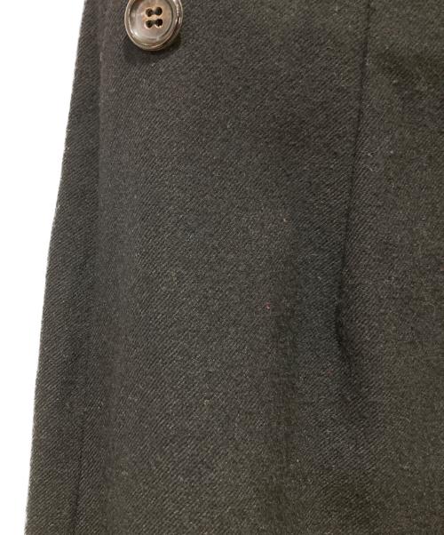 COMME des GARCONS（コムデギャルソン）COMME des GARCONS (コムデギャルソン) ウールラップスカート ブラック サイズ:Mの古着・服飾アイテム
