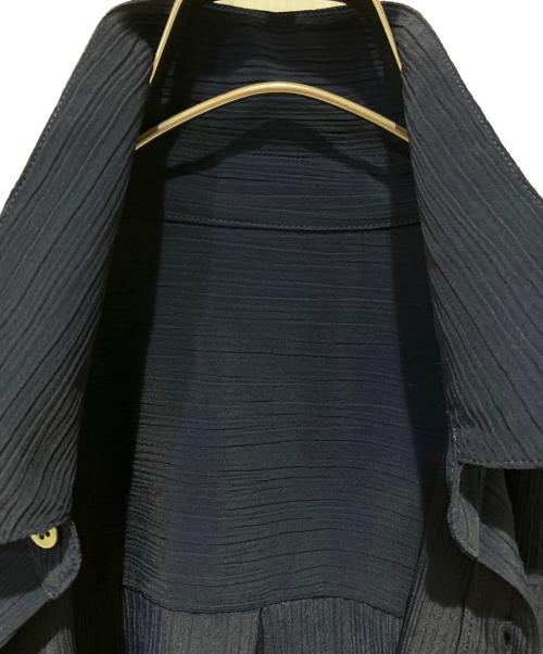 null（ヌル）null (ヌル) ビッグポケットシャツ ネイビー サイズ: Freeの古着・服飾アイテム