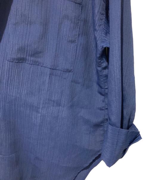 null（ヌル）null (ヌル) ビッグポケットシャツ ネイビー サイズ: Freeの古着・服飾アイテム