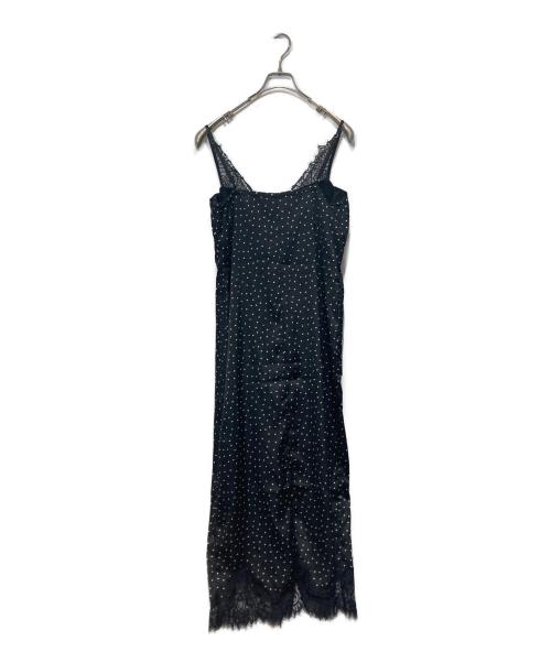 Henon.（ー）Henon. (ー) LINGERIE CAMI DRESS ブラック サイズ:FREEの古着・服飾アイテム
