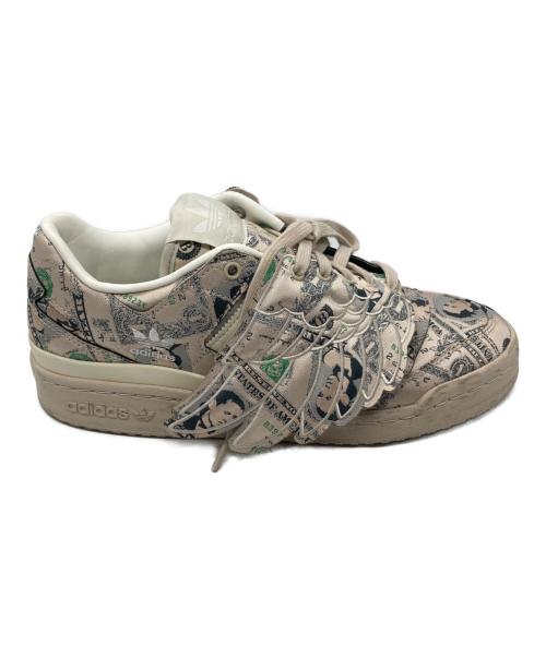 adidas Originals（アディダスオリジナル）adidas Originals (アディダスオリジナル) JEREMY SCOTT (ジェレミー スコット) Forum Wings 1.0 マネー ベージュ サイズ:25.5cmの古着・服飾アイテム