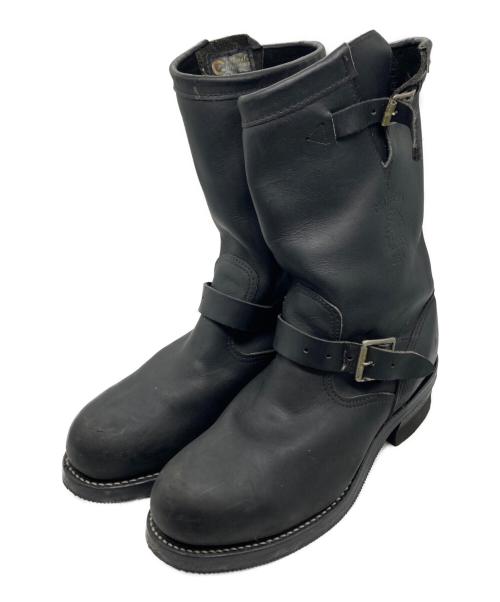 CHIPPEWA（チペワ）CHIPPEWA (チペワ) エンジニアブーツ ブラック サイズ:7　1/2の古着・服飾アイテム