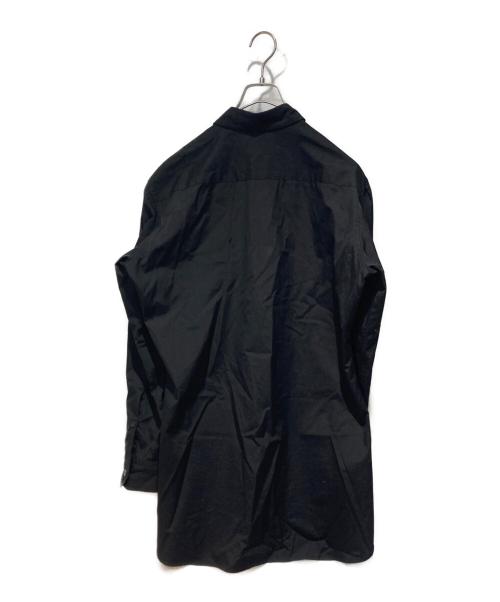 Yohji Yamamoto pour homme（ヨウジヤマモト プールオム）Yohji Yamamoto pour homme (ヨウジヤマモト プールオム) 三枚衿B長袖コットンシャツ ブラック サイズ:2の古着・服飾アイテム