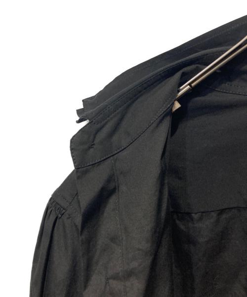 Yohji Yamamoto pour homme（ヨウジヤマモト プールオム）Yohji Yamamoto pour homme (ヨウジヤマモト プールオム) 三枚衿B長袖コットンシャツ ブラック サイズ:2の古着・服飾アイテム
