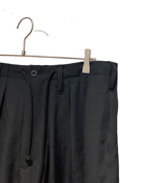 Yohji Yamamoto pour homme（ヨウジヤマモト プールオム）Yohji Yamamoto pour homme (ヨウジヤマモト プールオム) WOOL GABARDINE STANDARD BALOON PANTS ブラック サイズ:2の古着・服飾アイテム
