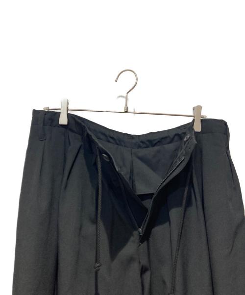 Yohji Yamamoto pour homme（ヨウジヤマモト プールオム）Yohji Yamamoto pour homme (ヨウジヤマモト プールオム) WOOL GABARDINE STANDARD BALOON PANTS ブラック サイズ:2の古着・服飾アイテム