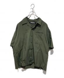 NEIGHBORHOOD（ネイバーフッド）の古着「SOLID-COLOR HAWAIIAN SHIRT SS」｜オリーブ