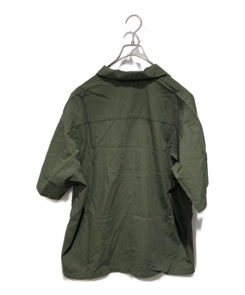 NEIGHBORHOOD（ネイバーフッド）NEIGHBORHOOD (ネイバーフッド) SOLID-COLOR HAWAIIAN SHIRT SS オリーブ サイズ:Ｌの古着・服飾アイテム