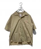 DANTONダントン）の古着「半袖シャツ」｜ベージュ