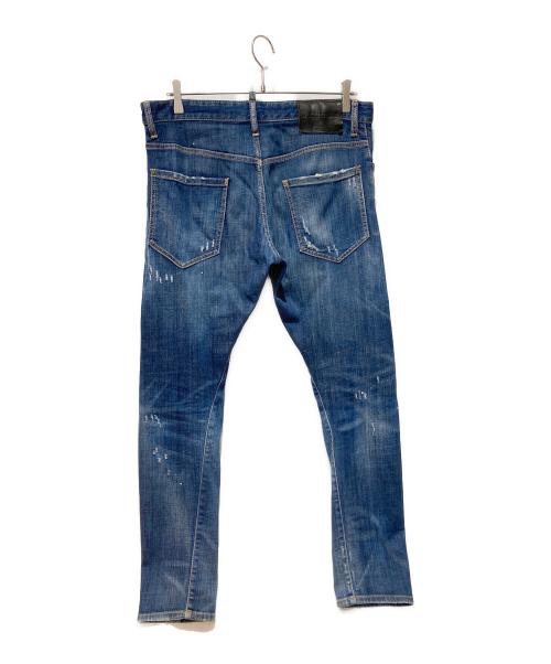 DSQUARED2（ディースクエアード）DSQUARED2 (ディースクエアード) sexy twist jean インディゴ サイズ:SIZE48の古着・服飾アイテム