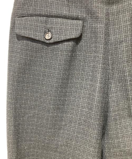 COMME des GARCONS HOMME（コムデギャルソン オム）COMME des GARCONS HOMME (コムデギャルソン オム) ウールテーパードスラックス グレー サイズ:Mの古着・服飾アイテム