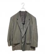 COMME des GARCONS HOMMEコムデギャルソン オム）の古着「2Bテーラードジャケット」｜グレー