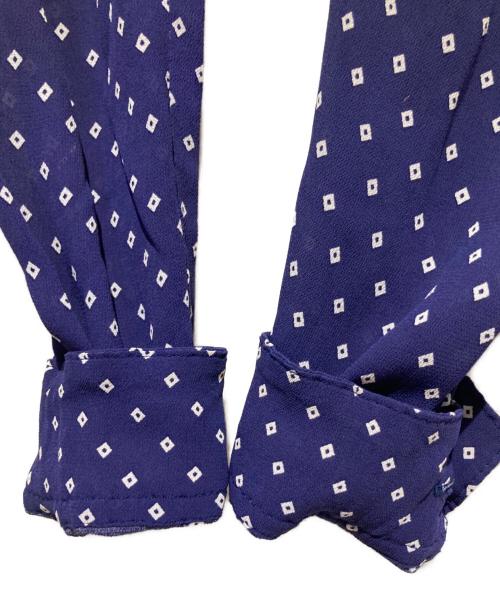 COMME des GARCONS（コムデギャルソン）COMME des GARCONS (コムデギャルソン) ドットシャツワンピース ネイビー サイズ:Ｌの古着・服飾アイテム