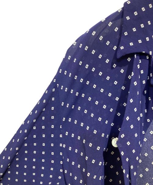 COMME des GARCONS（コムデギャルソン）COMME des GARCONS (コムデギャルソン) ドットシャツワンピース ネイビー サイズ:Ｌの古着・服飾アイテム