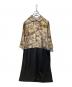 tricot COMME des GARCONS（トリココムデギャルソン）の古着「シャツドッキングワンピース」｜ブラウン×グレー