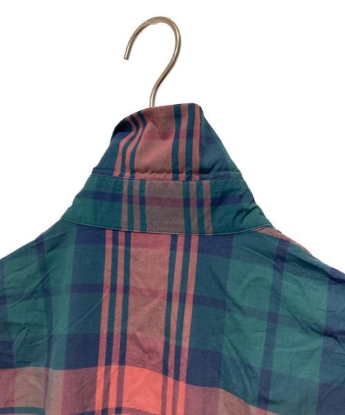 Vivienne Westwood RED LABEL（ヴィヴィアンウエストウッドレッドレーベル）Vivienne Westwood RED LABEL (ヴィヴィアンウエストウッドレッドレーベル) チェックシャツワンピース グリーン×レッド サイズ:2の古着・服飾アイテム