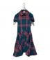 Vivienne Westwood RED LABEL（ヴィヴィアンウエストウッドレッドレーベル）の古着「チェックシャツワンピース」｜グリーン×レッド