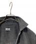 中古・古着 DIESEL (ディーゼル) デニムオープンカラーシャツ ブラック サイズ:S：8000円