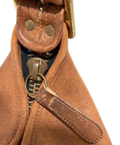 COACH（コーチ）COACH (コーチ) レザーショルダーバッグ ブラウンの古着・服飾アイテム
